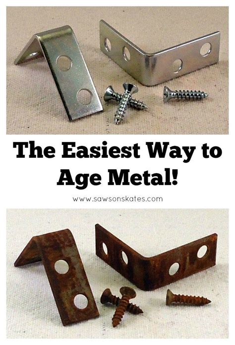 how to age metal brackets|how to aging metal.